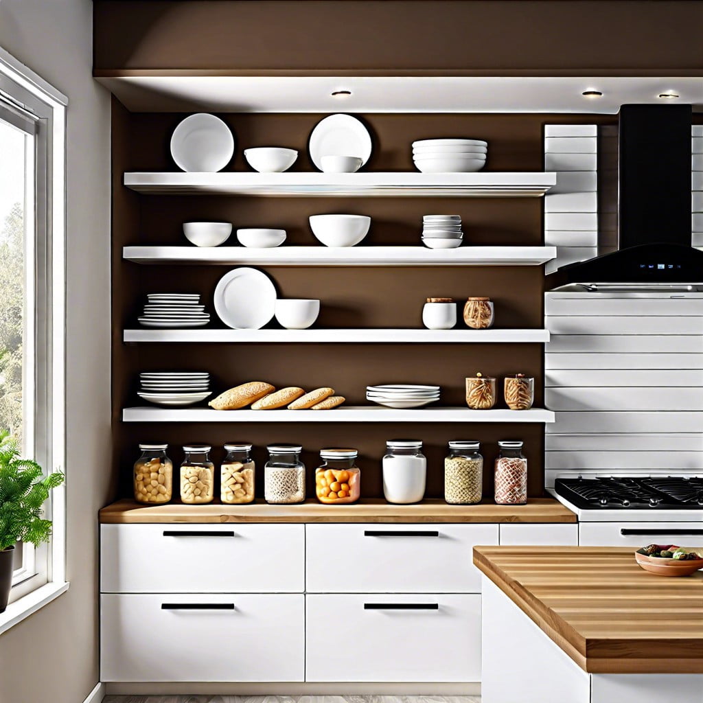 floating circle shelves