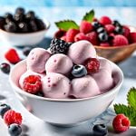 frozen yogurt berries