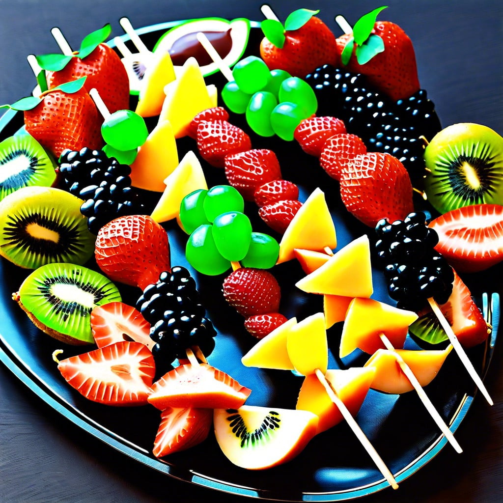 fruit kebabs