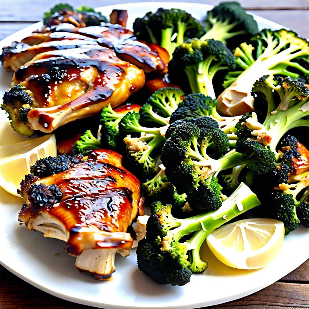 garlic parmesan roasted broccoli