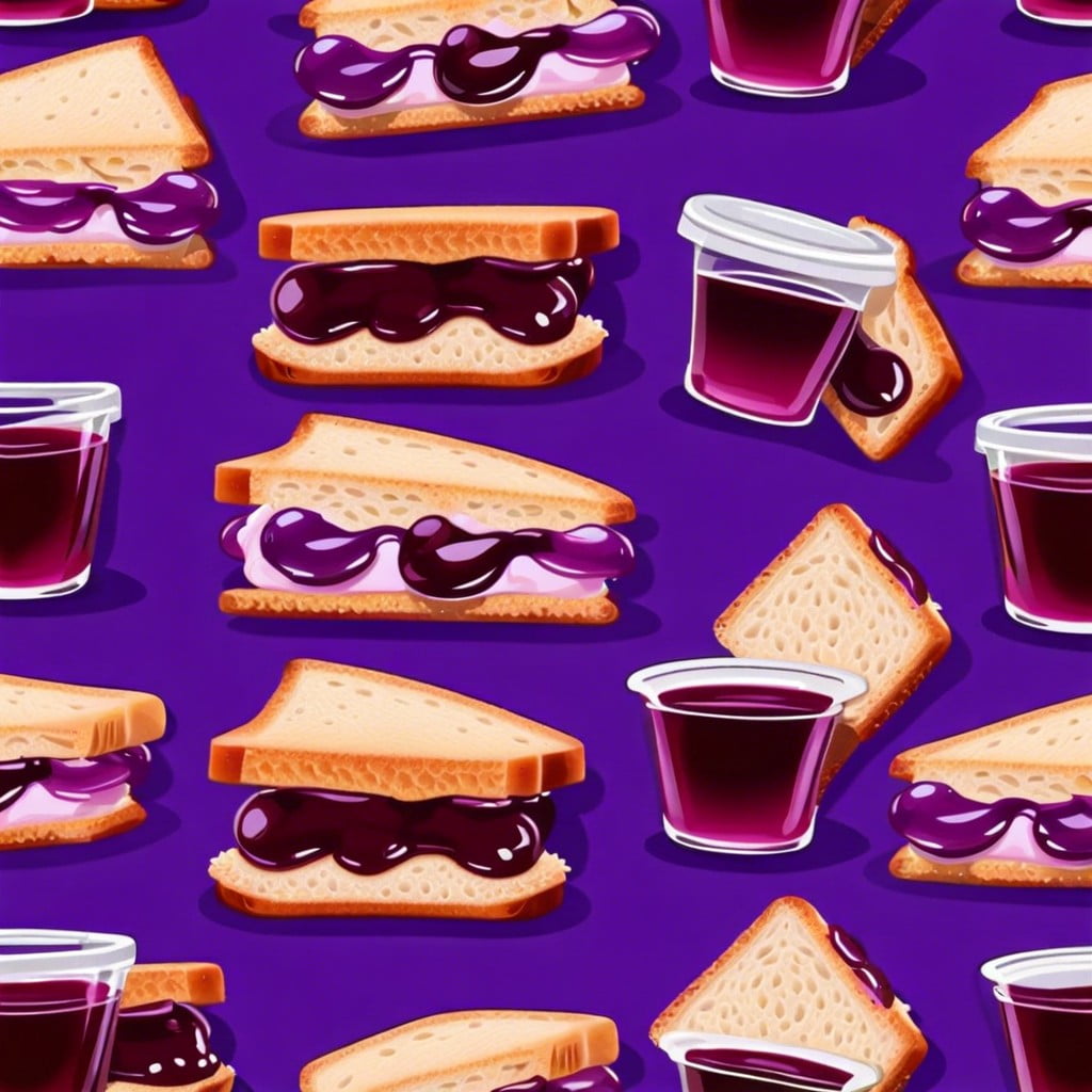 grape jelly mini sandwiches