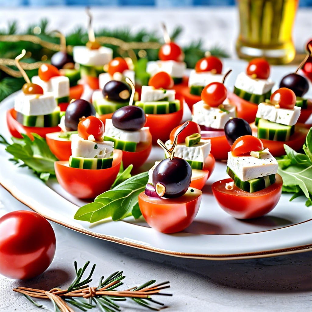 greek salad bites