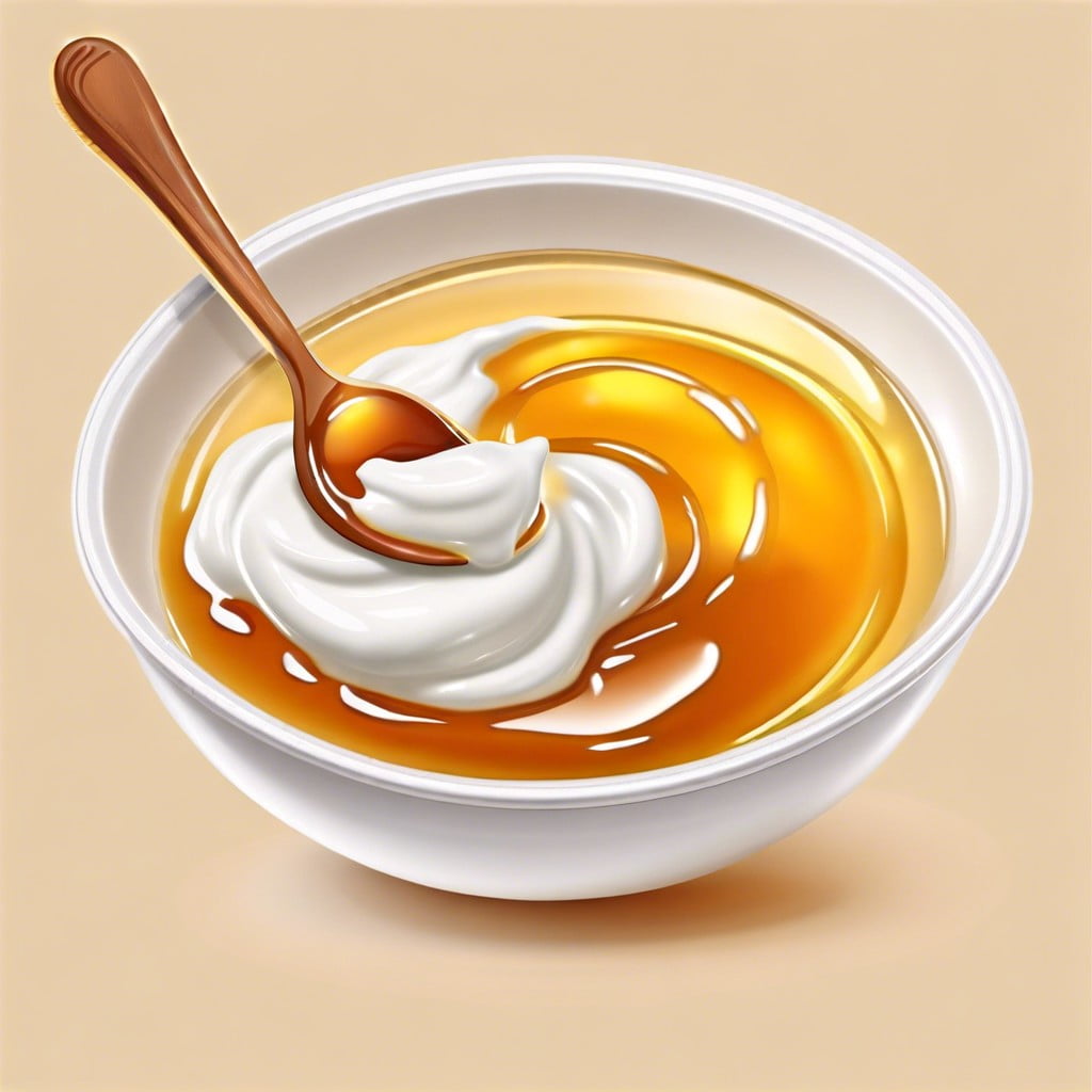 greek yogurt and honey