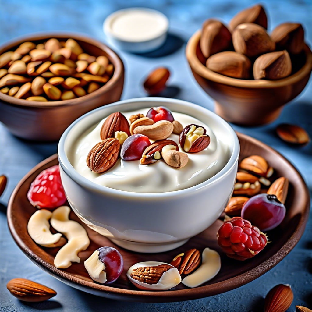greek yogurt with mixed nuts