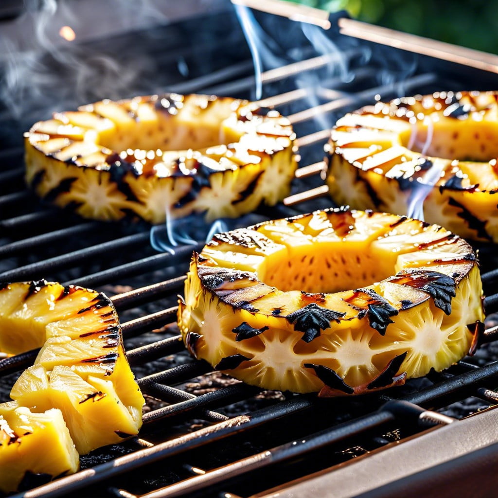 grilled pineapple rings