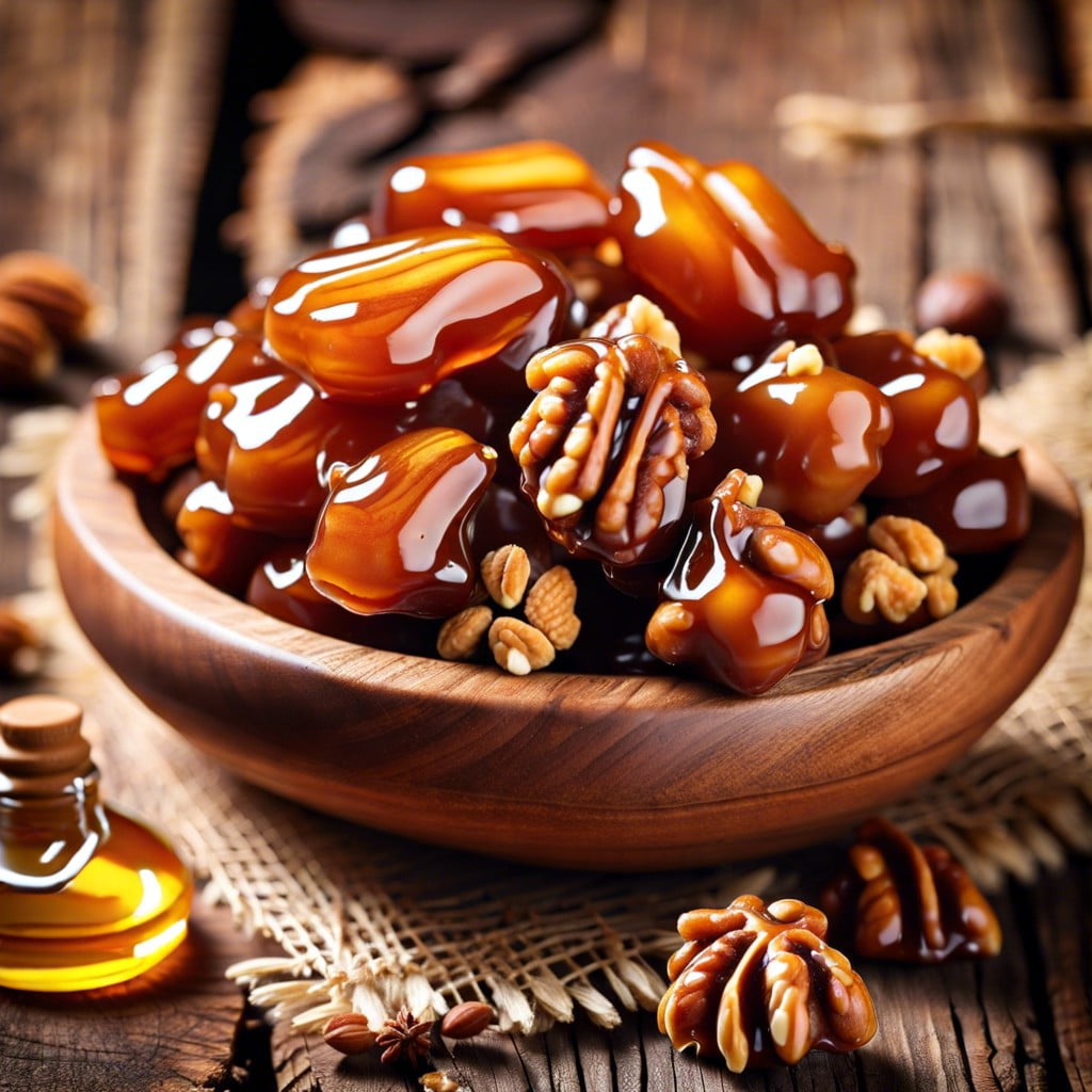 honey glazed nut clusters