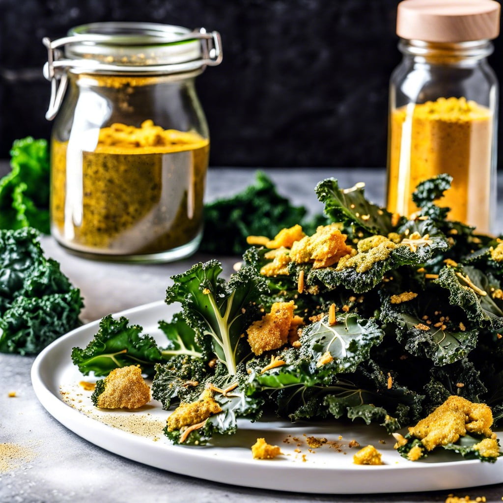 kale chips with nutritional yeast
