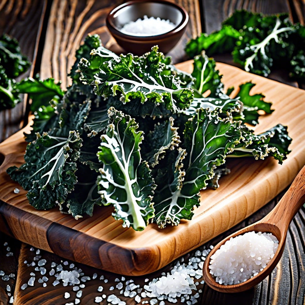 kale chips with sea salt