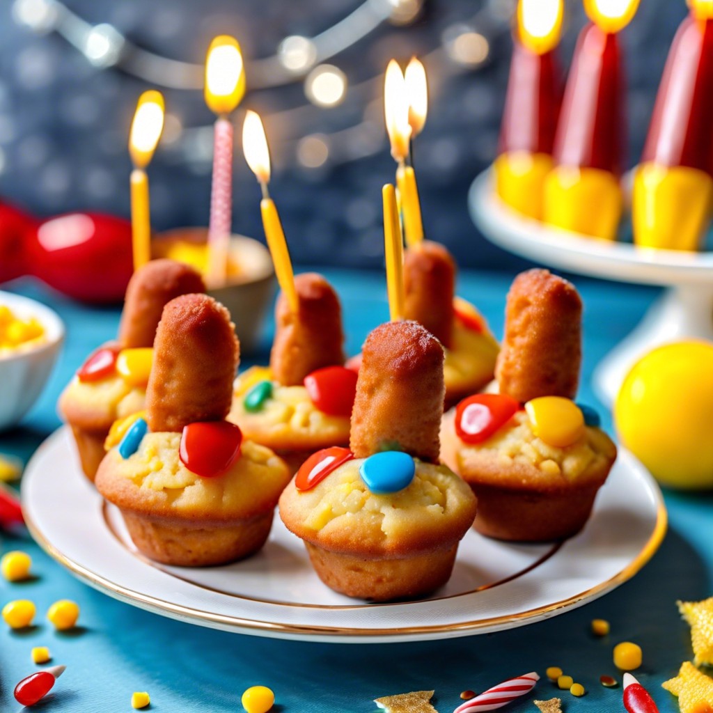 mini corn dog muffins