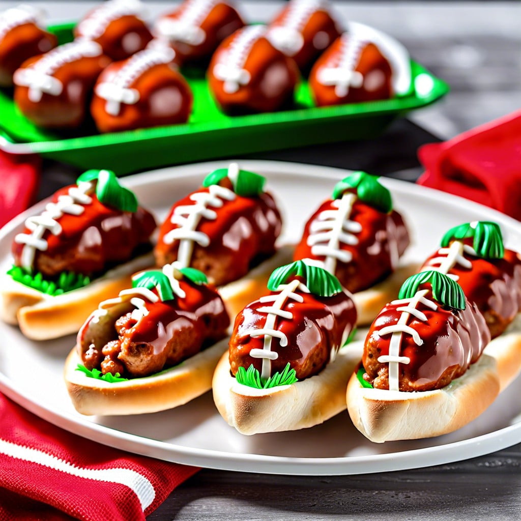 mini meatball subs