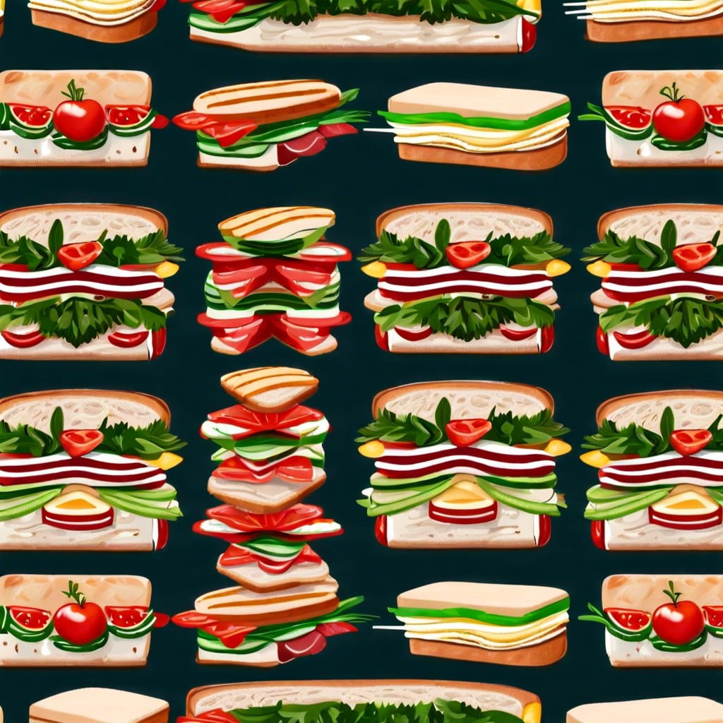 mini sandwich stack of 100 layers