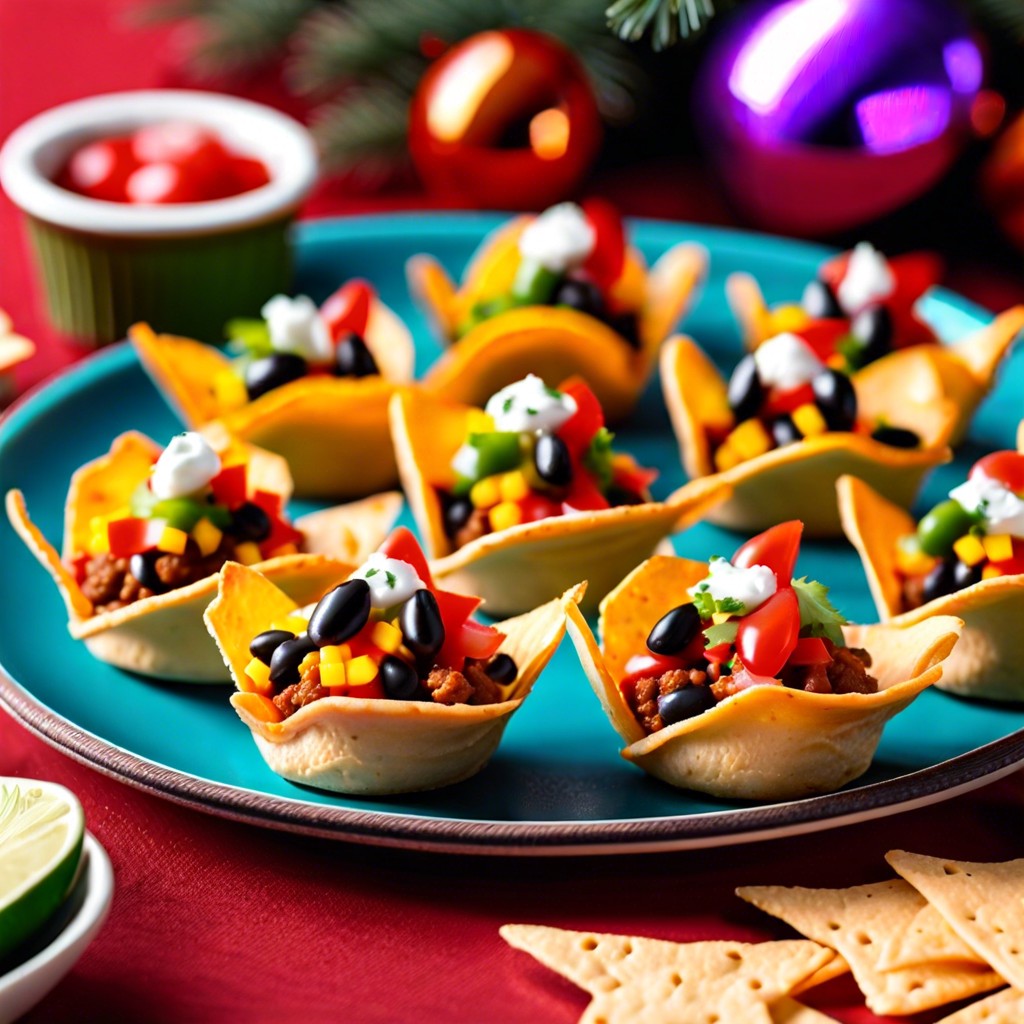 mini taco cups