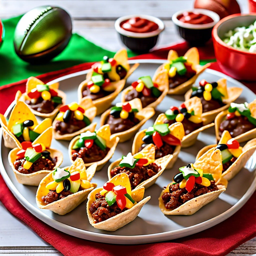 mini taco cups