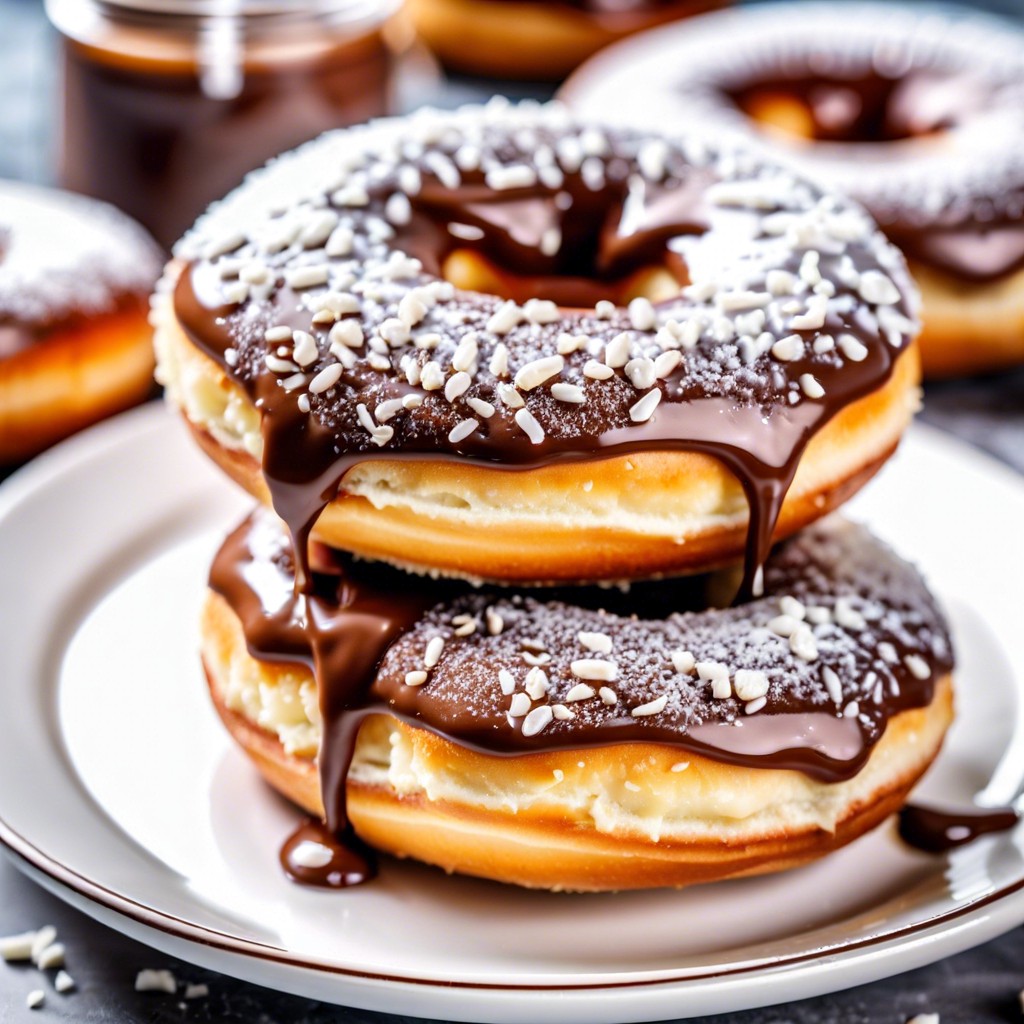 nutella filled doughnuts