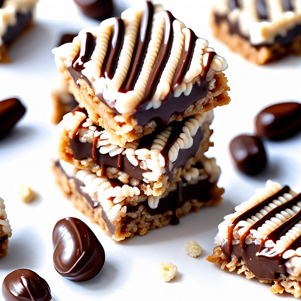 nutella rice crispy treats