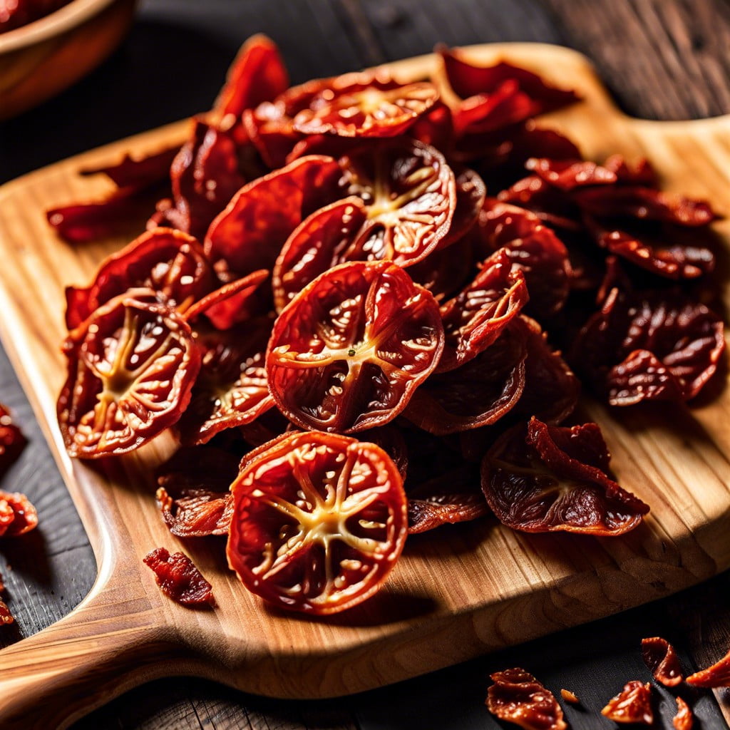 oven dried tomato chips