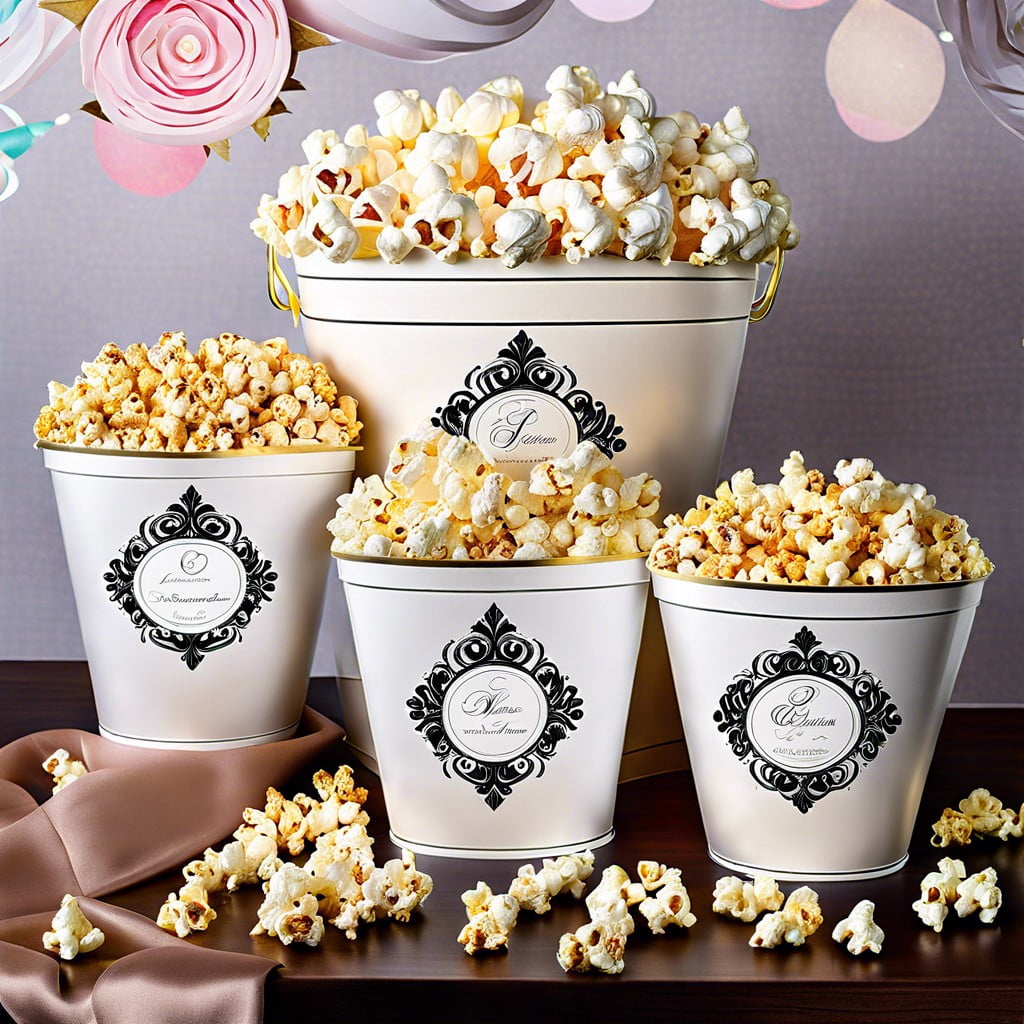 personalized popcorn buckets