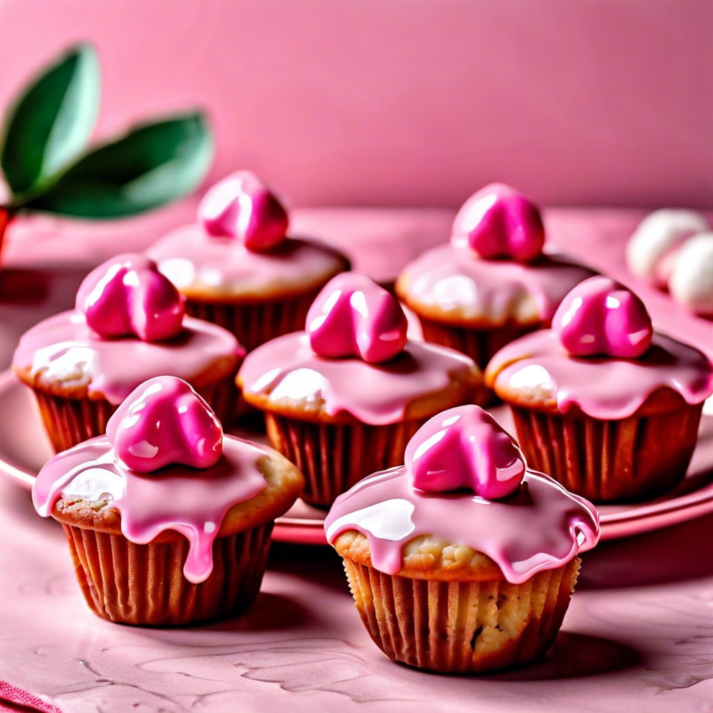pink lemonade mini muffins