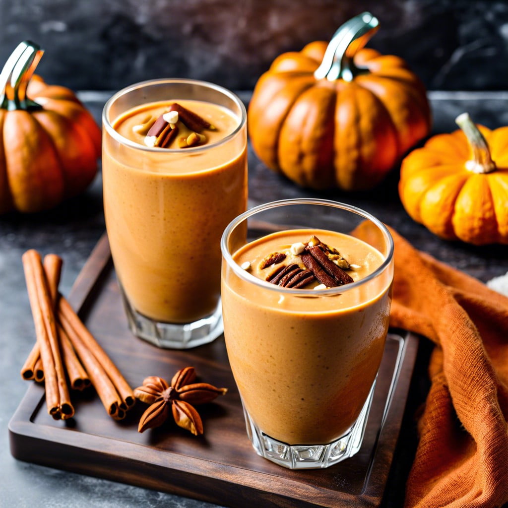 pumpkin spice protein smoothie