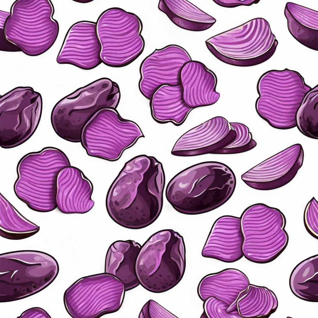 purple potato chips