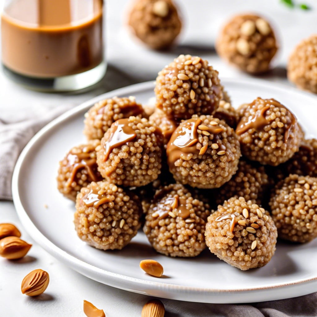 quinoa peanut butter balls