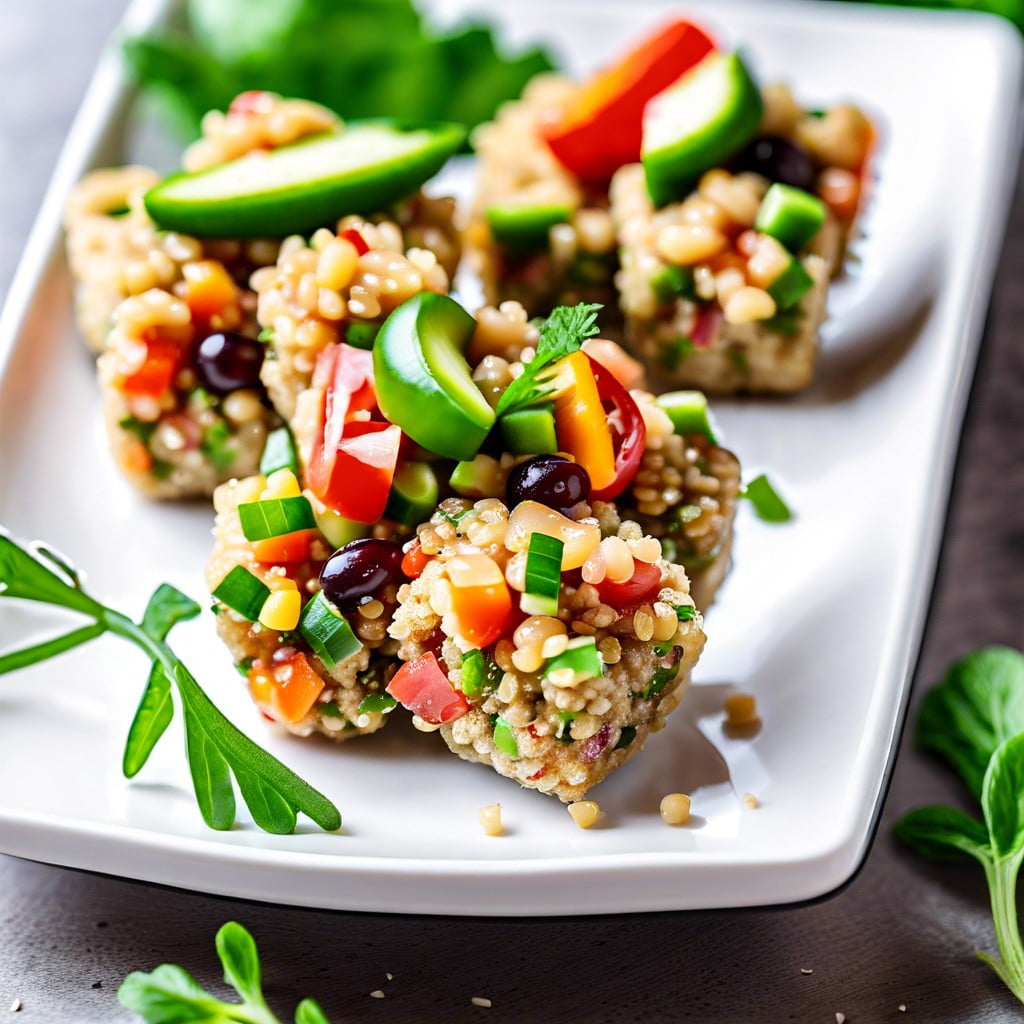 quinoa salad bites