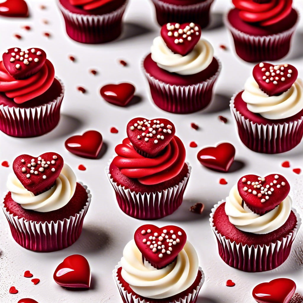red velvet mini cupcakes