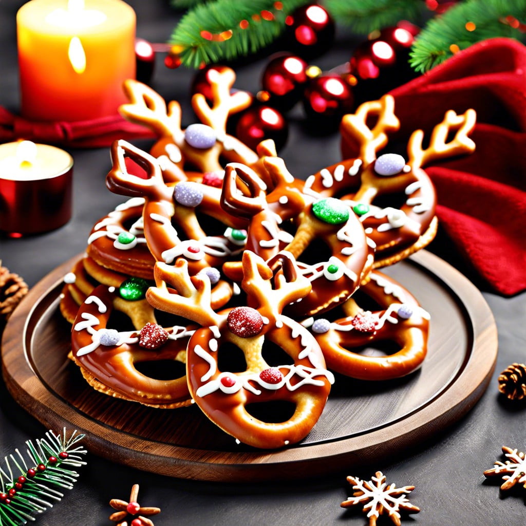 reindeer pretzel snacks