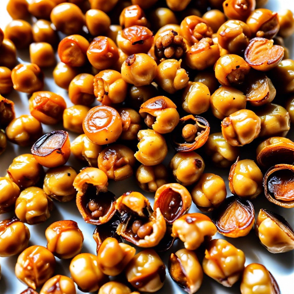 roasted chickpeas with lime and chili