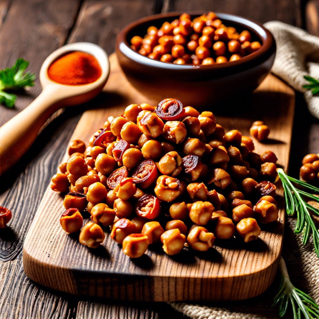 roasted chickpeas with paprika