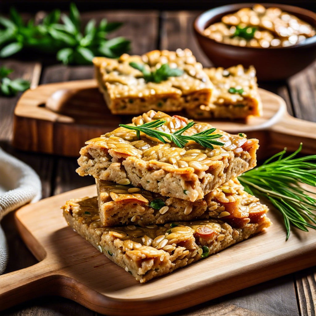 savory oatmeal squares