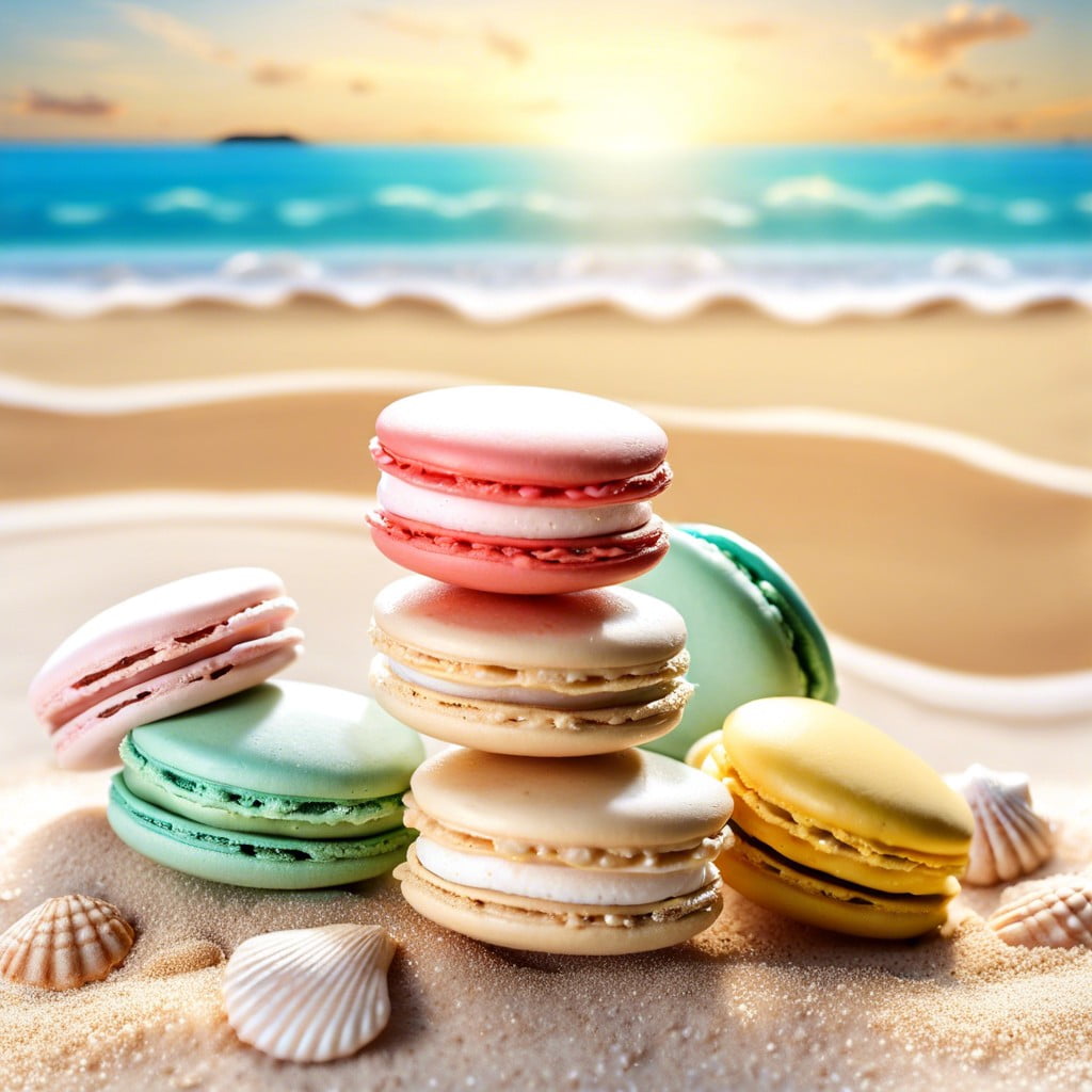 seashell macarons