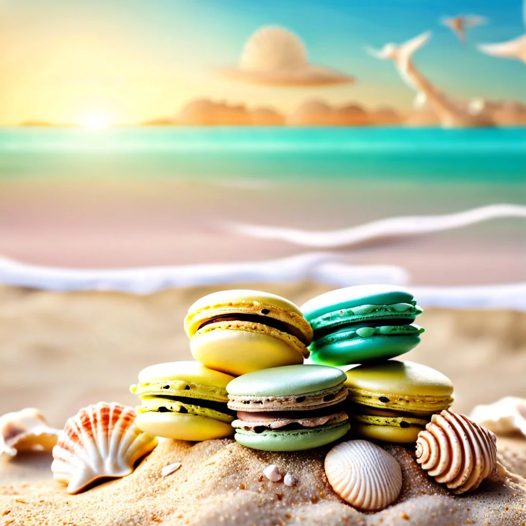 seashell macarons