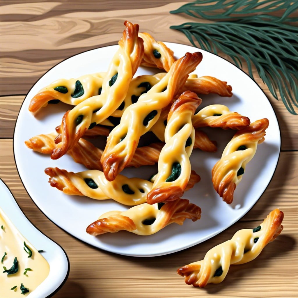 seaweed and cheddar cheese twists