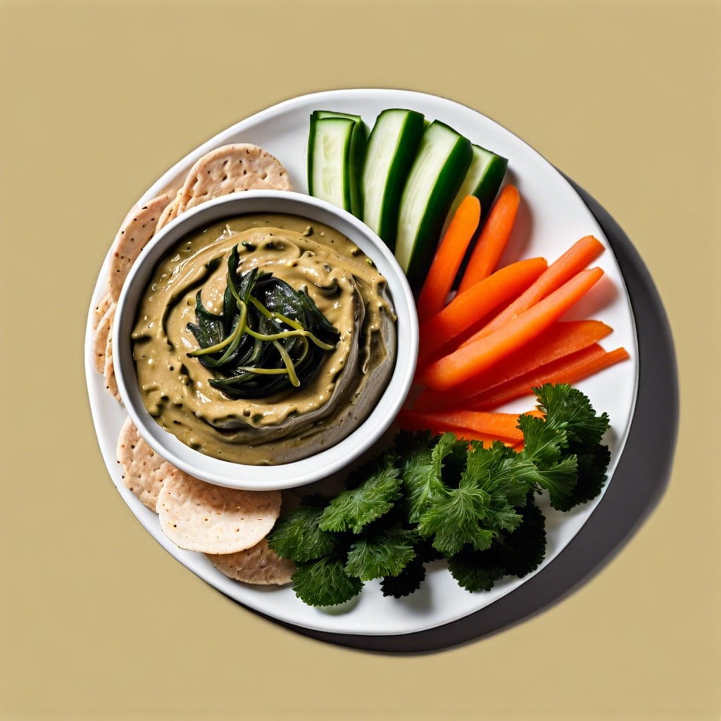 seaweed hummus dip