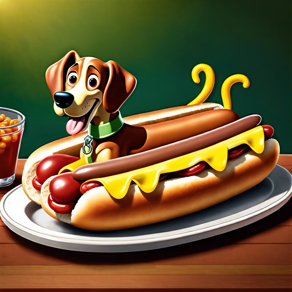 slinky dog hot dogs