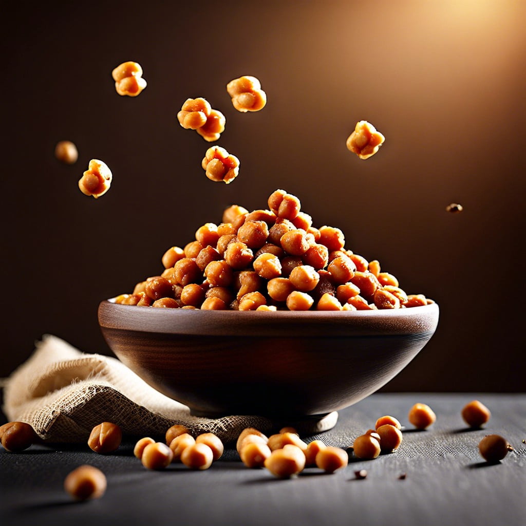 spiced chickpea crunch