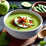 spicy apple and cucumber gazpacho