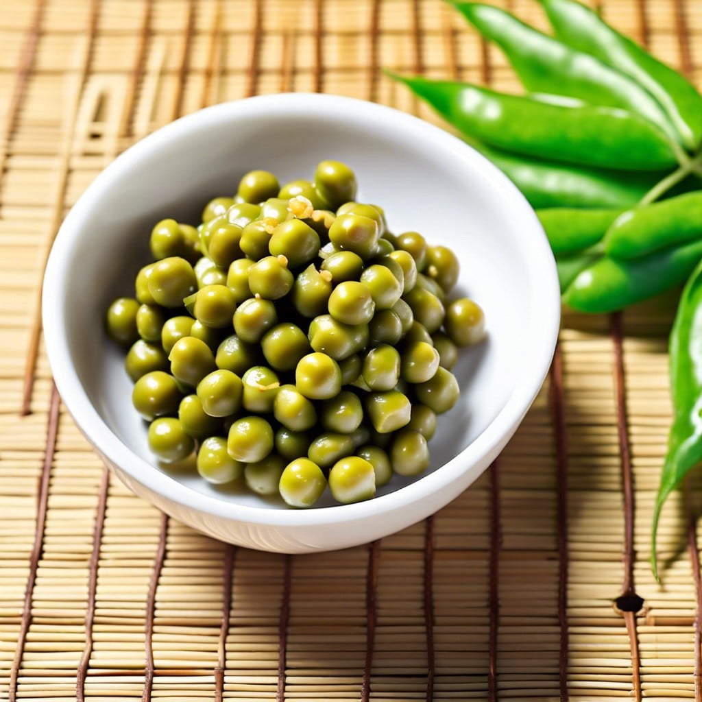 spicy wasabi peas
