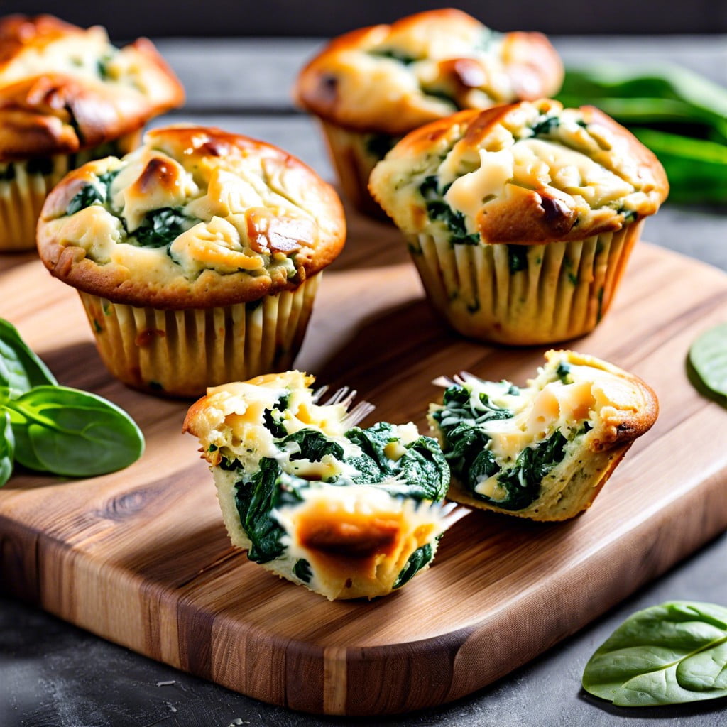 spinach and cheese muffins
