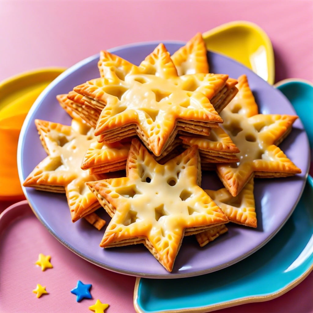 star bellied sneetches star shaped cheese crackers