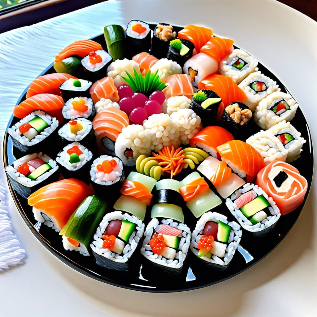 sushi style rolls