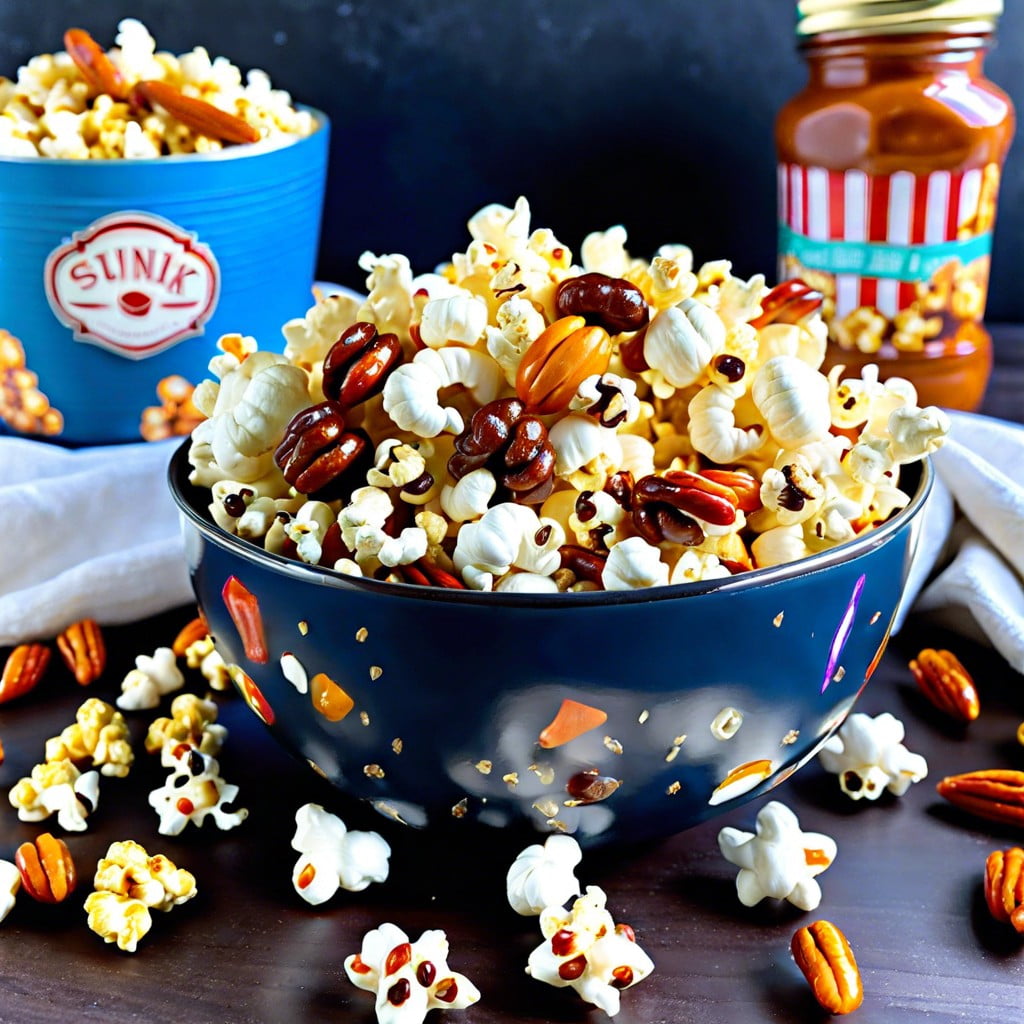 sweet and spicy popcorn mix