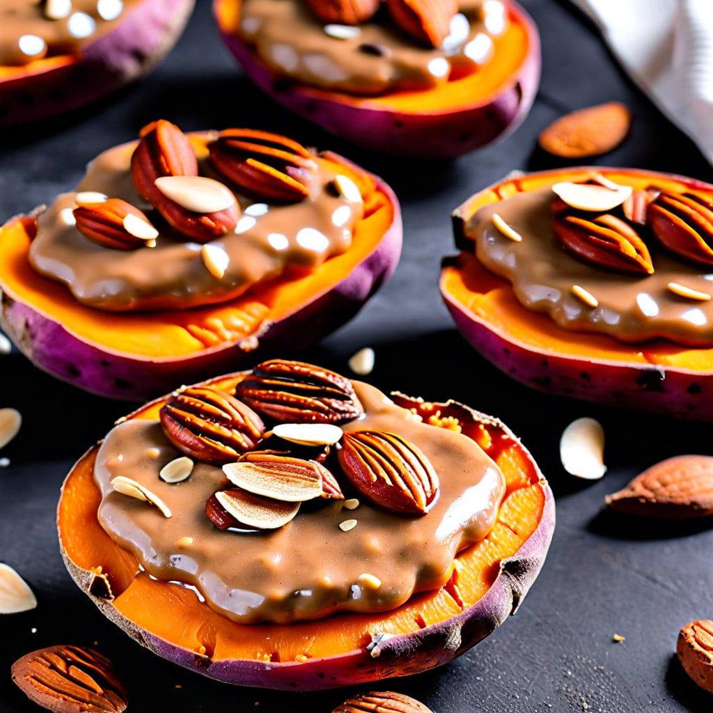 sweet potato and almond butter rounds