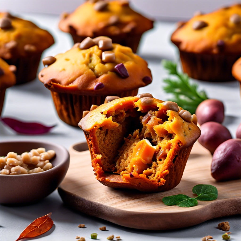 sweet potato muffins with hidden veggies