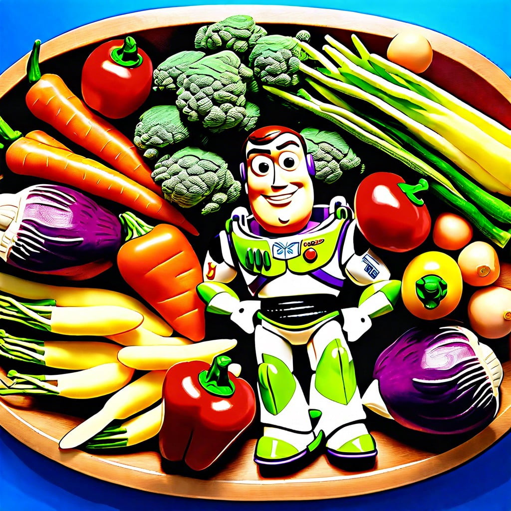 toy story themed veggie tray