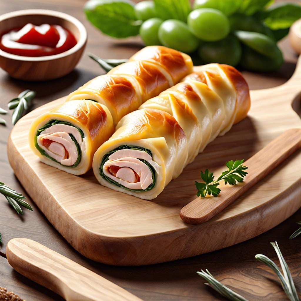 turkey and cheese roll ups