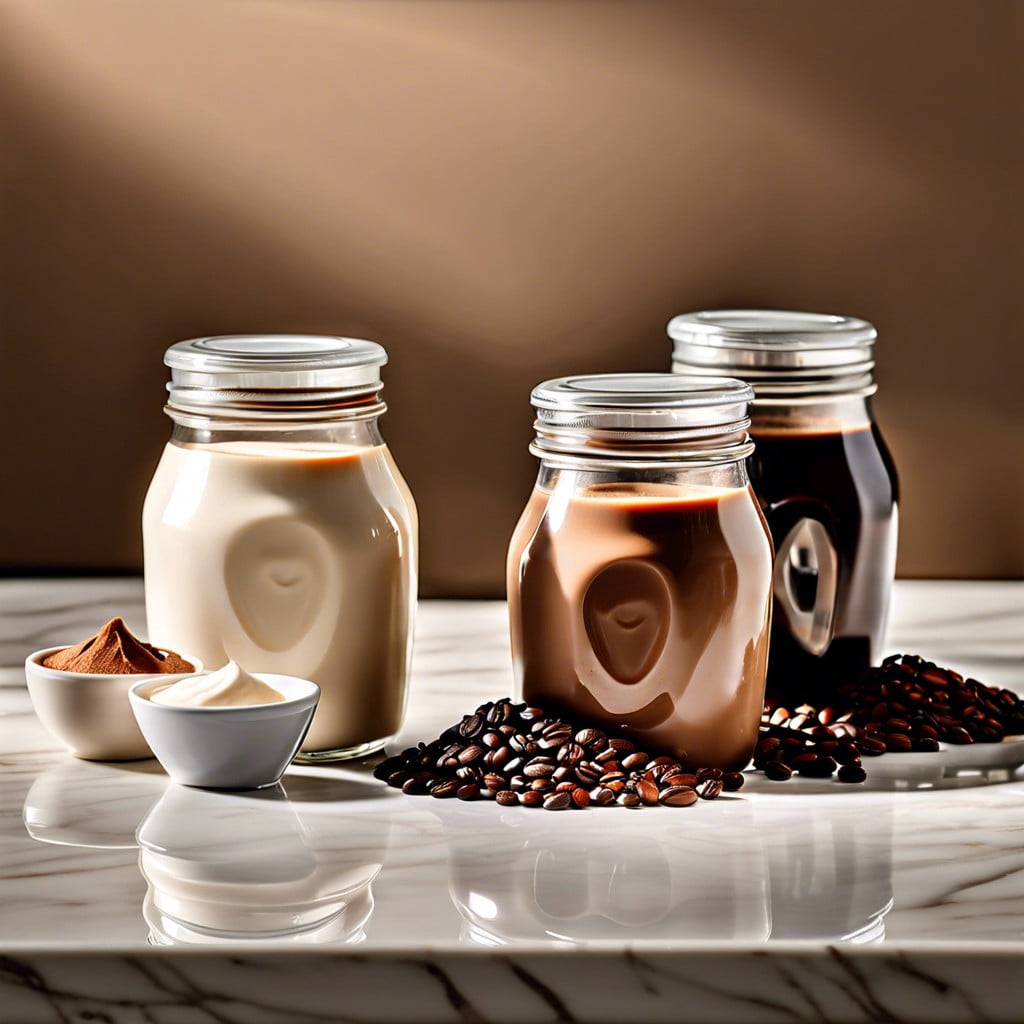 types of coffee creamers