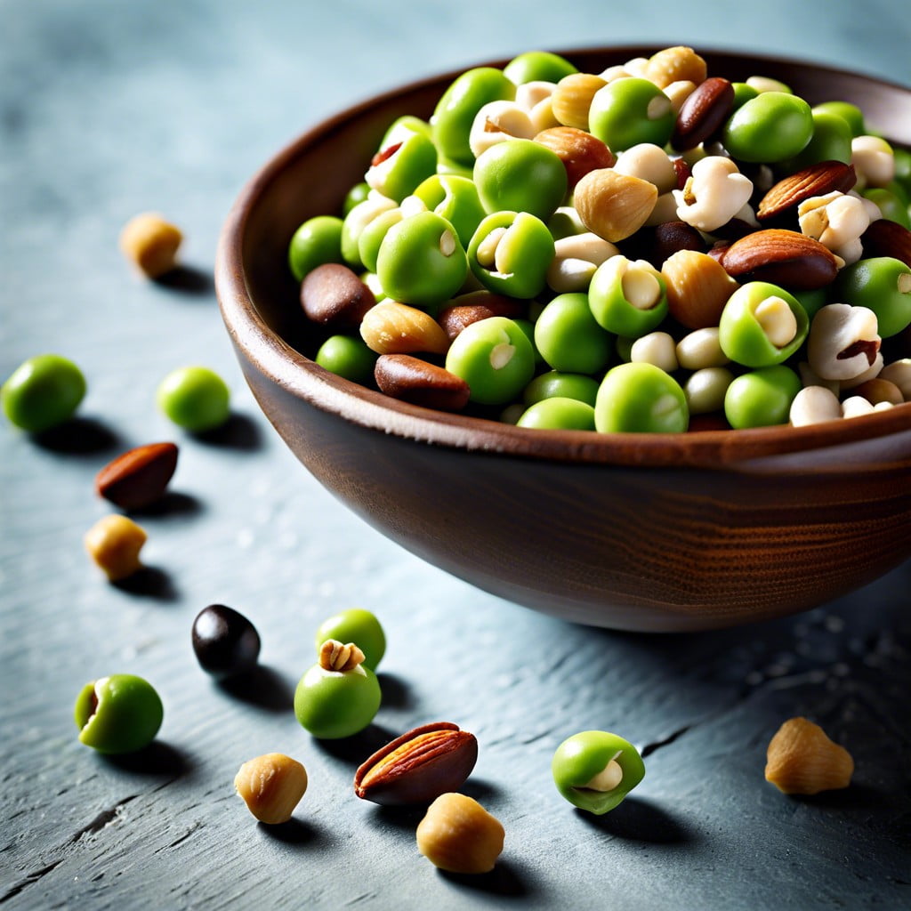 wasabi pea trail mix