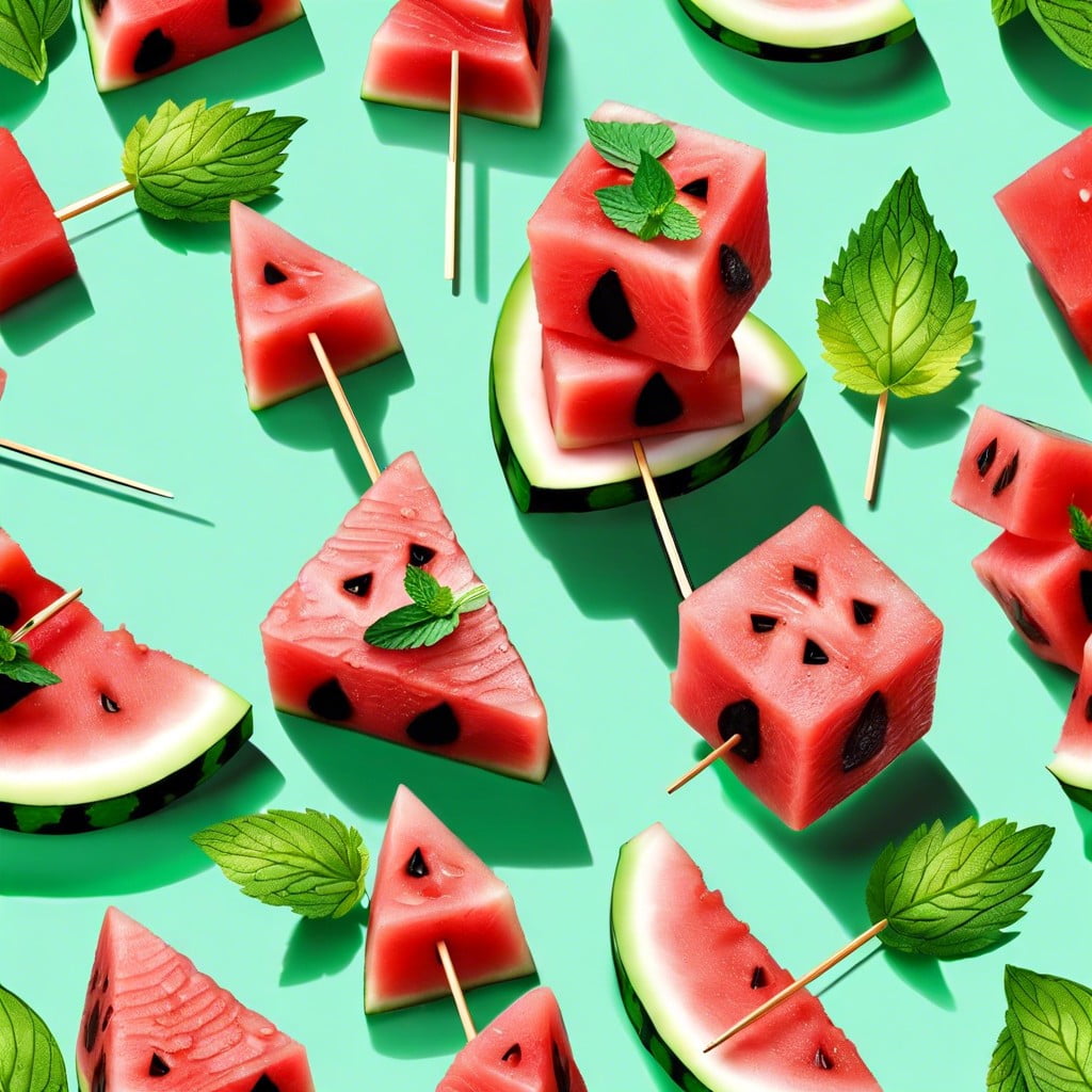 watermelon skewers